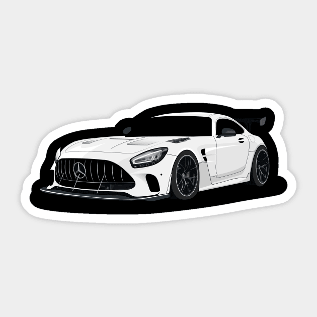 White Beast Sticker by Garage Buds